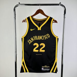 NBA 22 Wiggins Golden State Warriors 2023-24 City Edition Maillot